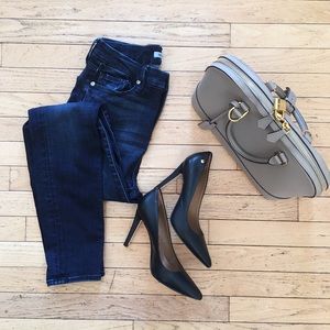 Good Waist High Waist Crop Skinny Jeans Size 8